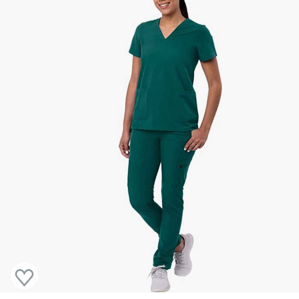 Adar Pro teal Essential Scrub Set Size XS